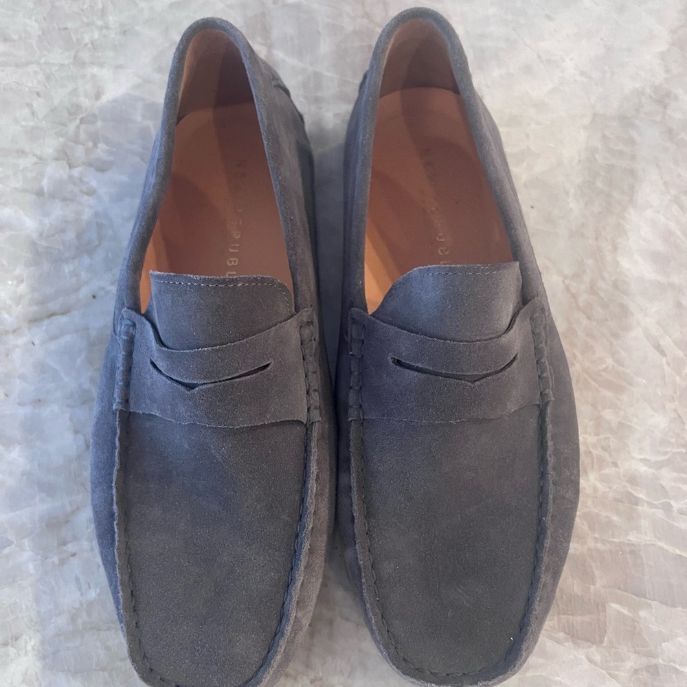 New Republic 100% genuine suede mock drivers - Picture 2 of 4